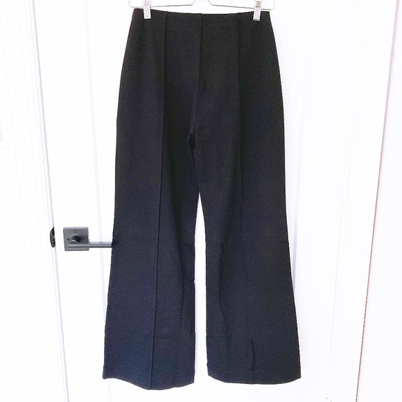 NWT J. Crew Black Wide-leg Pant in Stretch Ponte - S - Picture 4 of 7